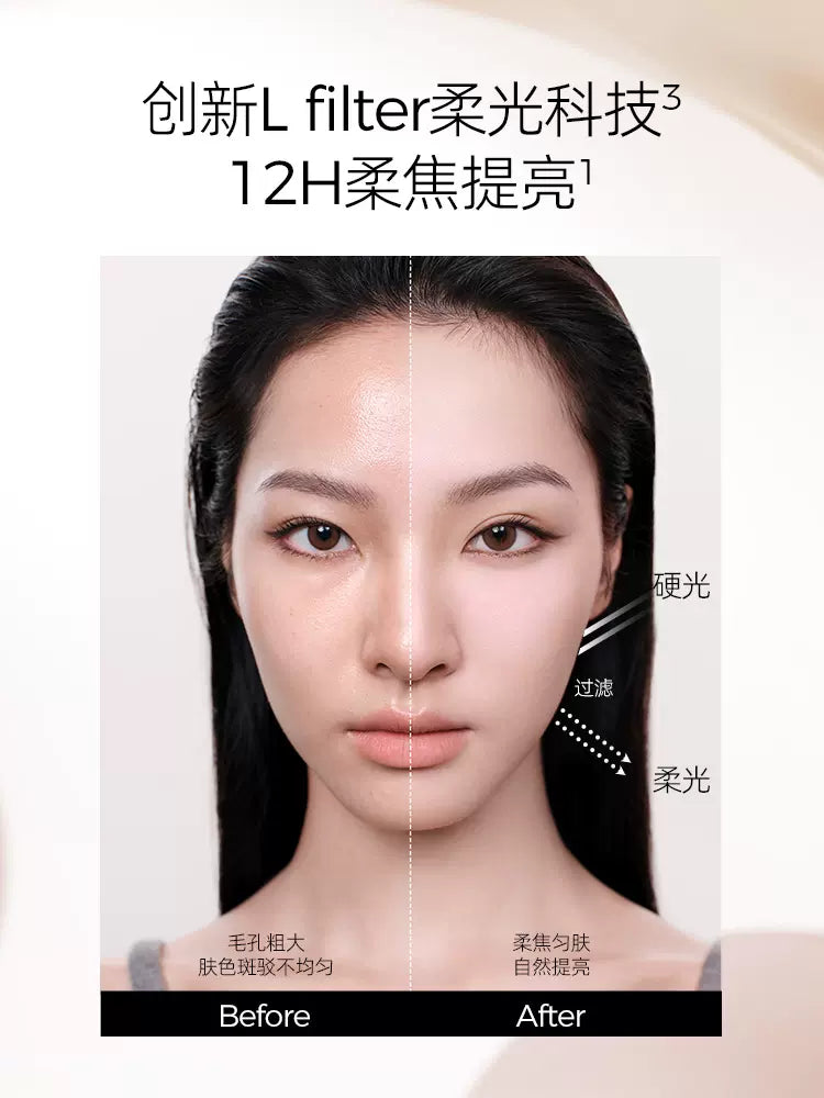 Two-color powder, oil control, brightening, setting and touch-up, dual-use honey powder