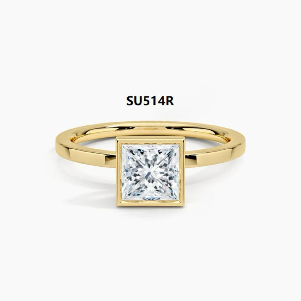 925 sterling silver with moissanite 1 carat wedding ring explosive ring