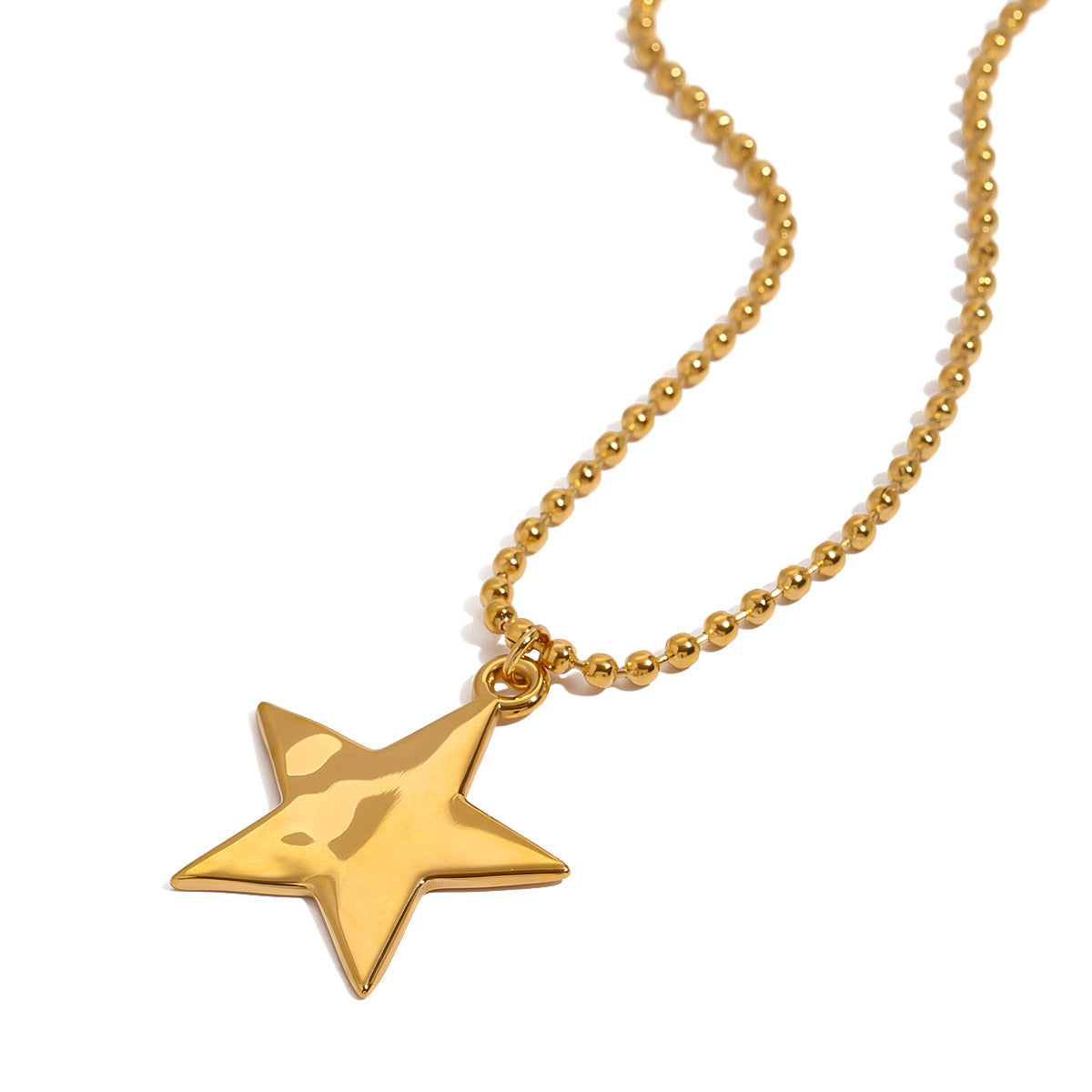 Star Titanium Steel Necklace
