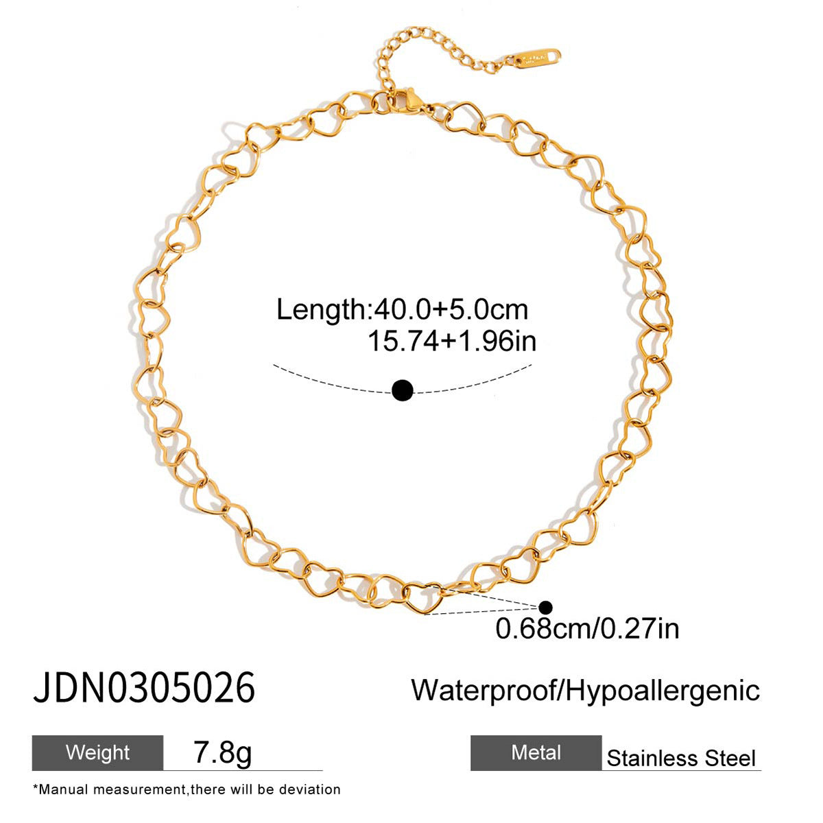 Snake bone chain Collarbone chain Titanium steel necklace