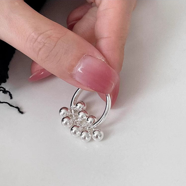 925 Silver Grape Bunch Ring