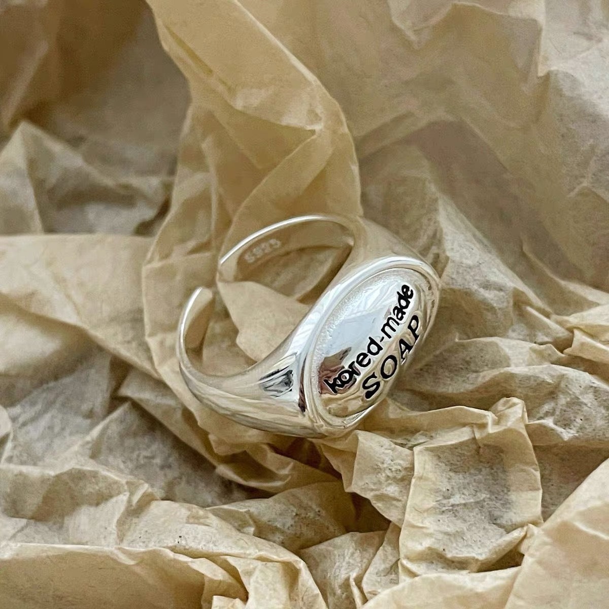 925 Silver Soap Ring