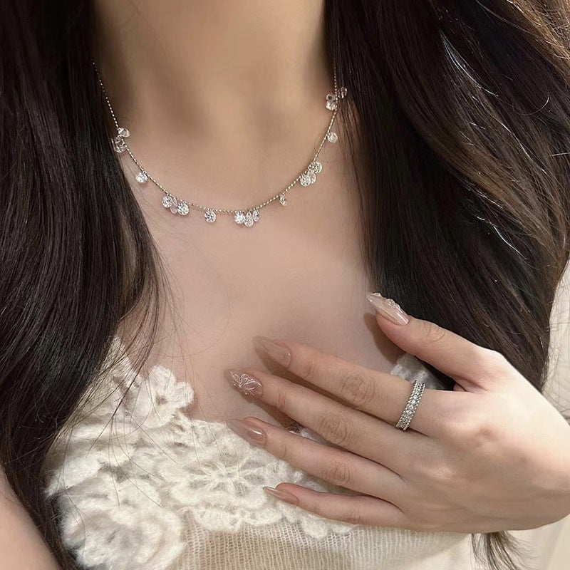 925 Silver Star High Carbon Diamond Necklace