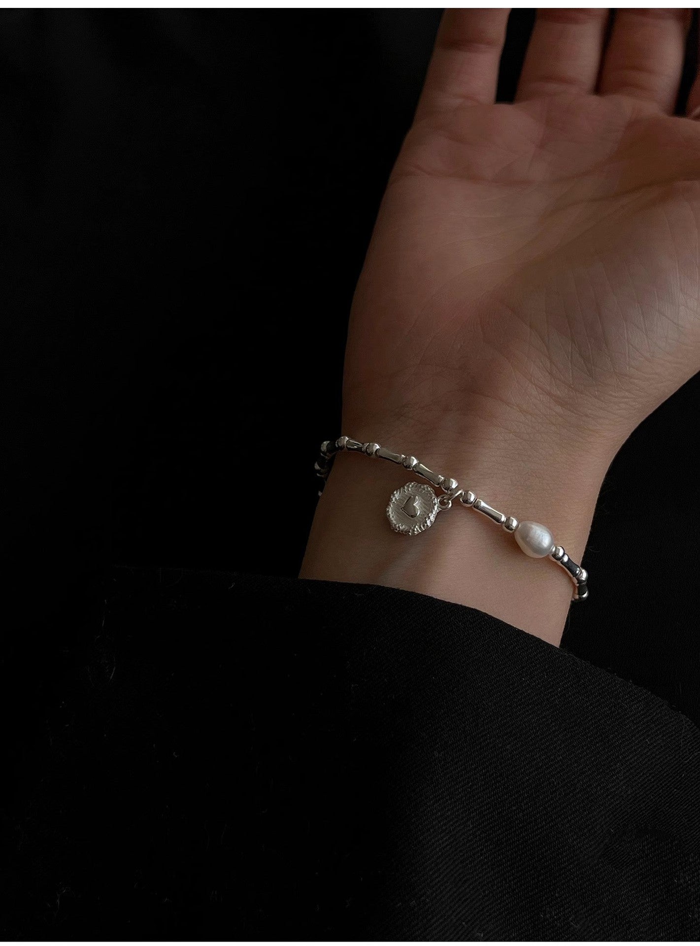 925 Silver Bamboo Love Bracelet