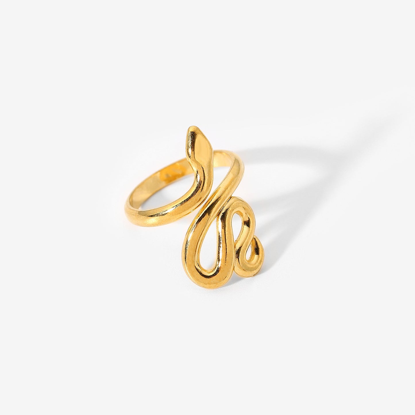 Stainless steel snake ring
