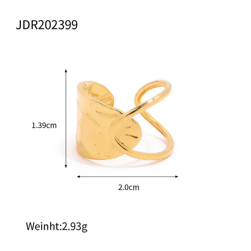 Stainless steel pearl ring