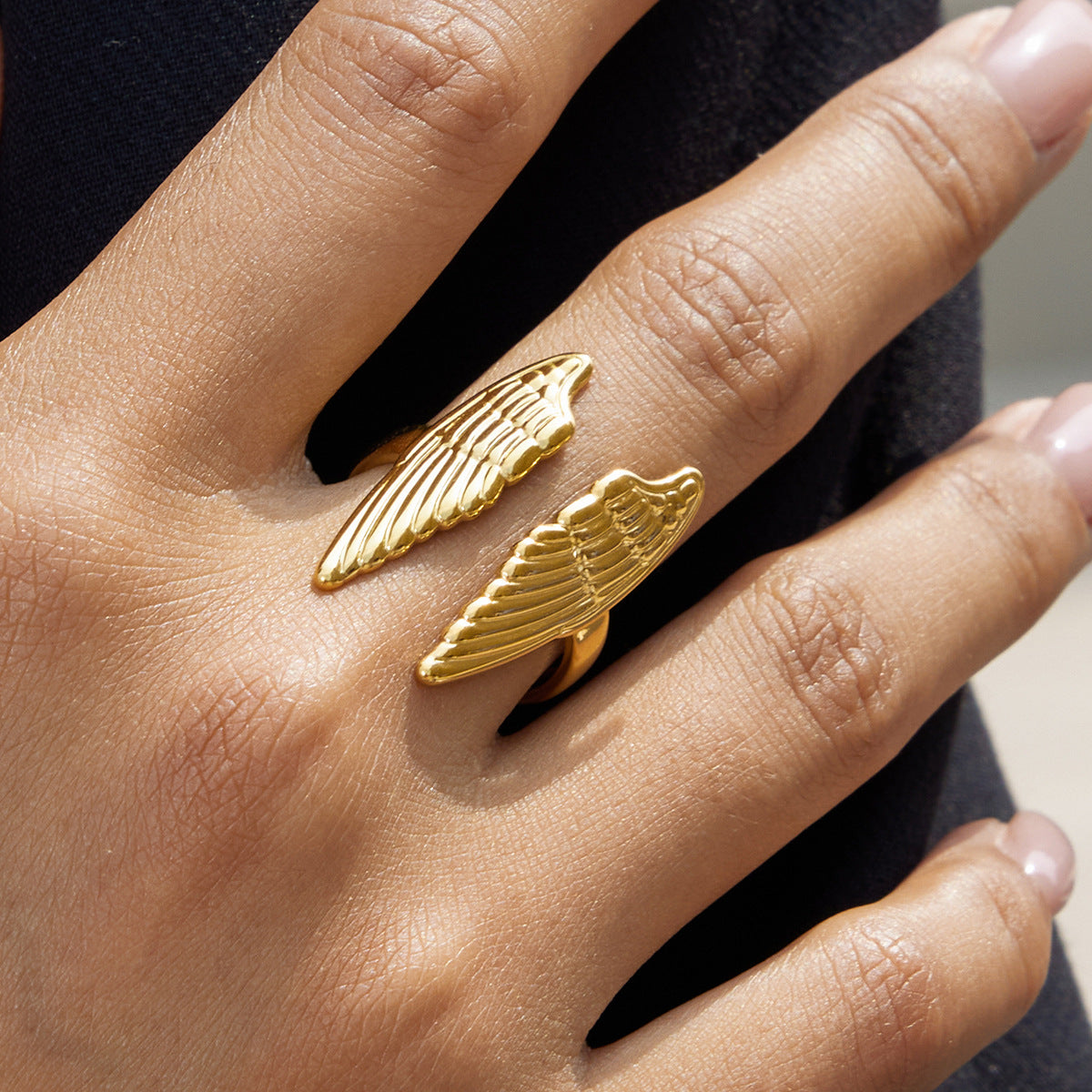 Wing titanium steel ring