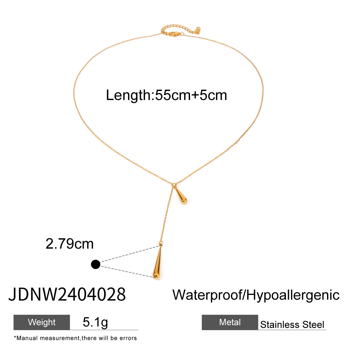 tetragonal star titanium steel necklace