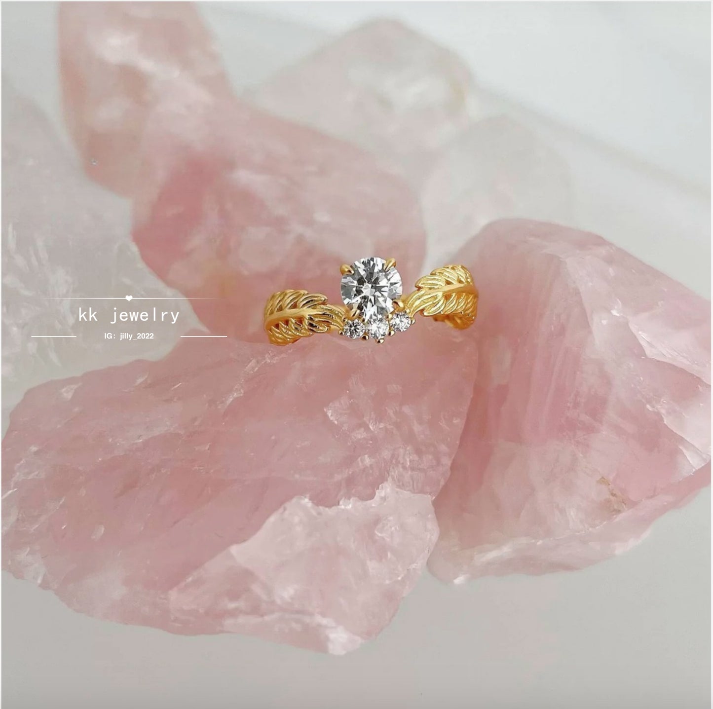 Fingertip Genie~ S925 Silver-plated 50-cent Wheat Ear Ring