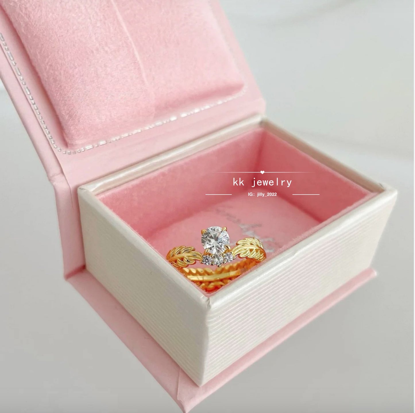 Fingertip Genie~ S925 Silver-plated 50-cent Wheat Ear Ring