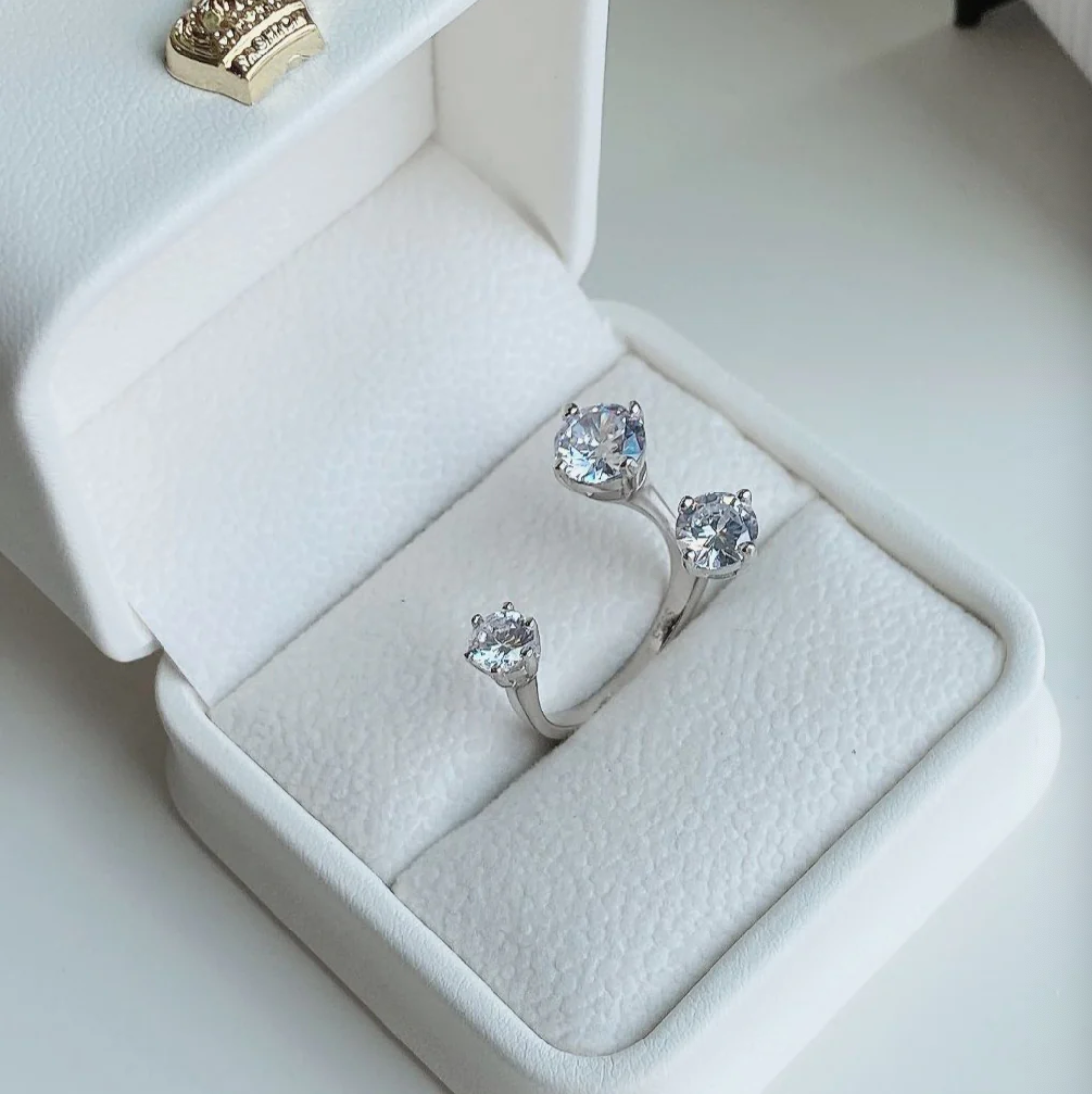 S925 Sterling Silver Design Wedding Ring