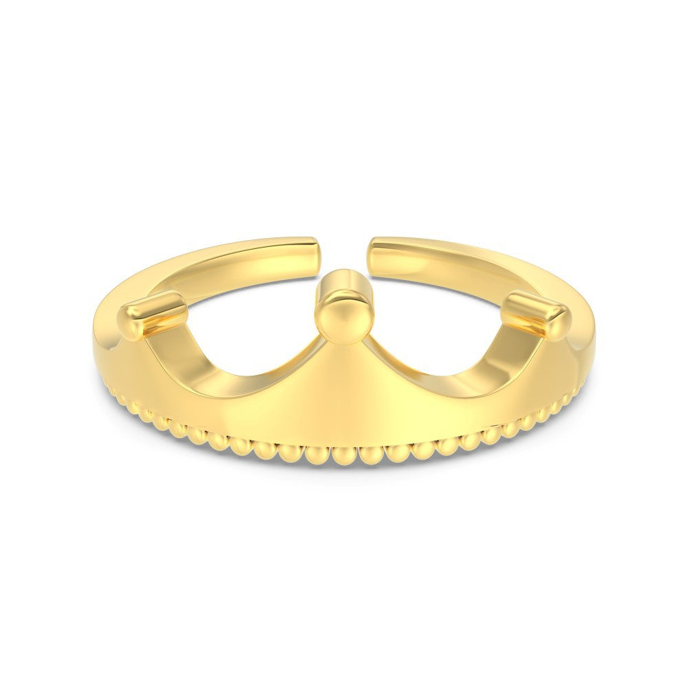 S925 Sterling Silver Vegetarian Ring Cute Stackable Open Ring