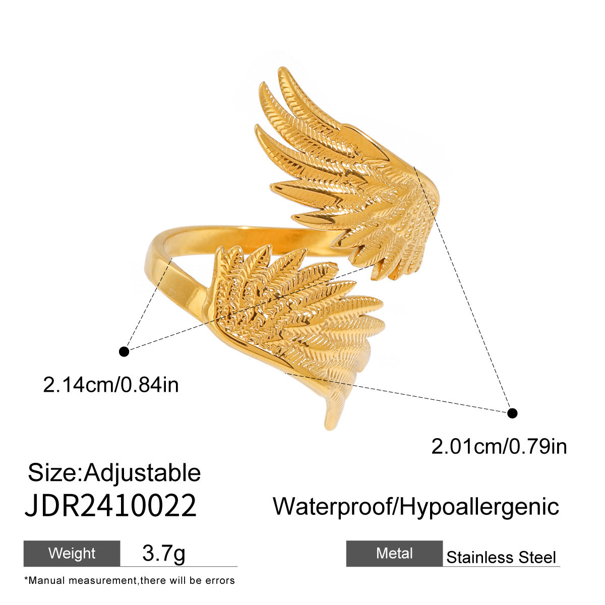 Wing titanium steel ring