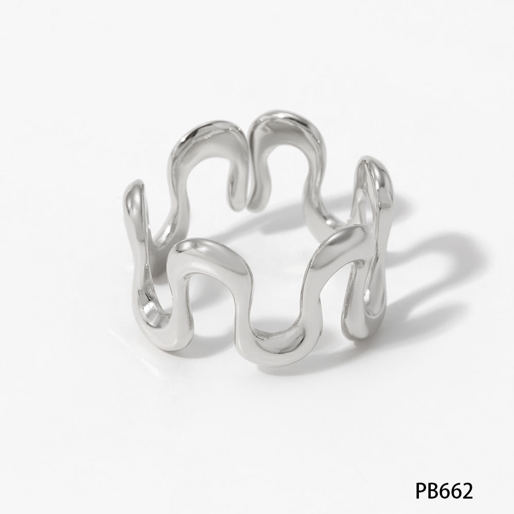 Stainless steel ring set