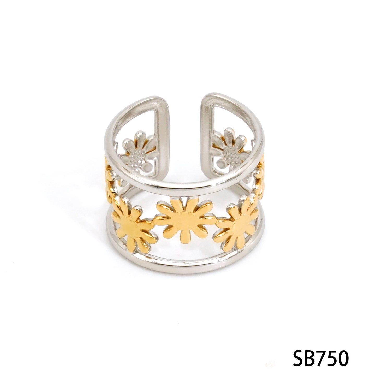 Stainless steel ring set