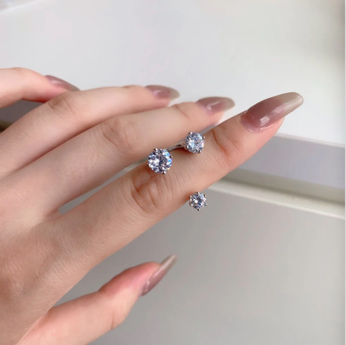 S925 Sterling Silver Design Wedding Ring