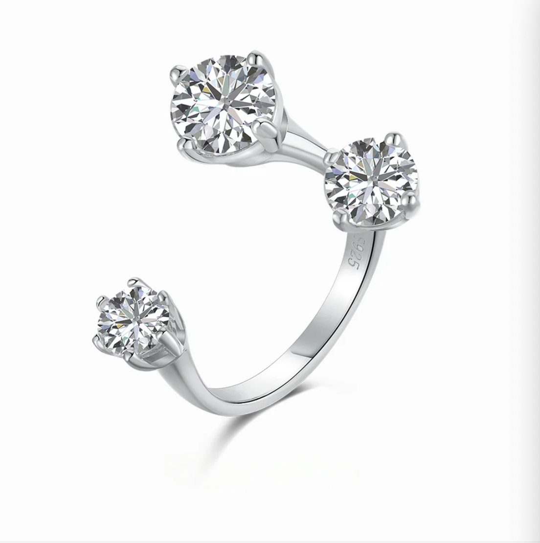 S925 Sterling Silver Design Wedding Ring