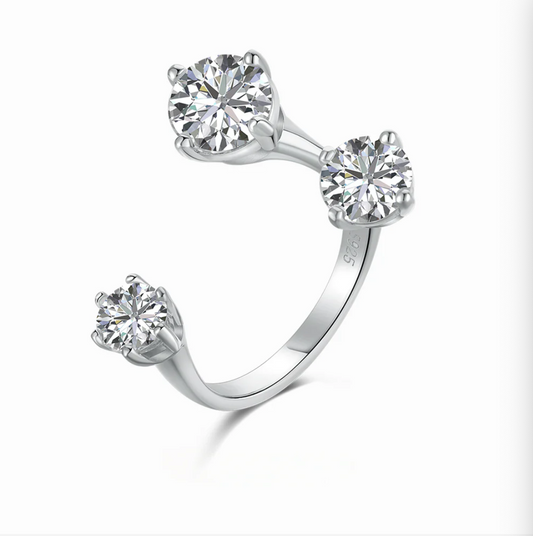 S925 Sterling Silver Design Wedding Ring