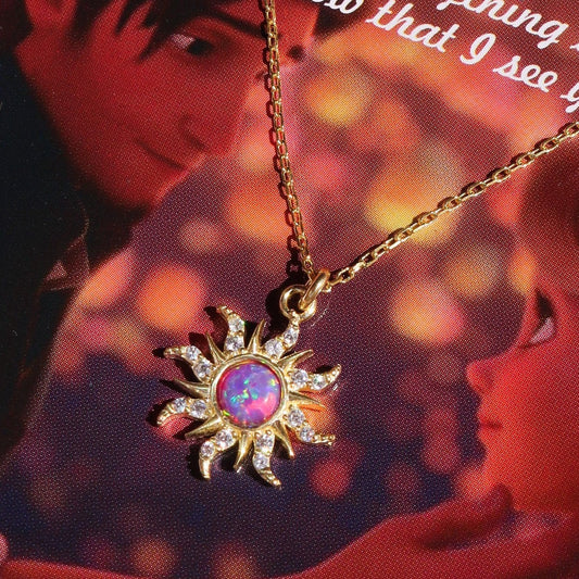 Barbie Opal Opal Pendant Necklace